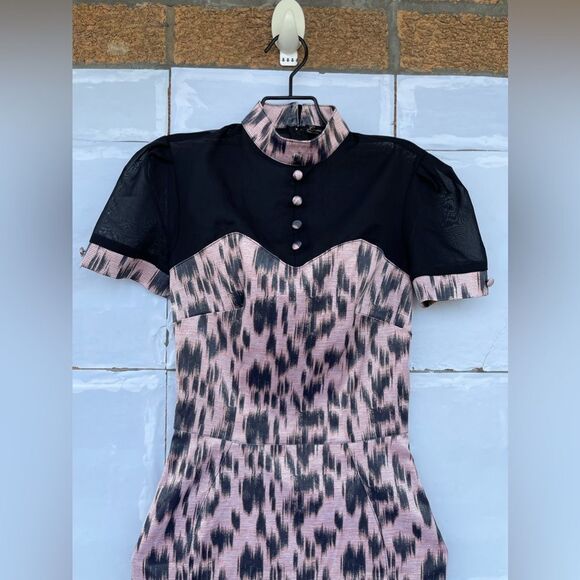 laura byrnes couture pinup dress xs - Picture 4 of 15